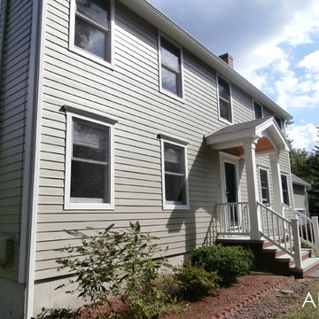 Bedford, MA - James Hardie HardiePlank lap siding, Select Cedarmill in Monterey