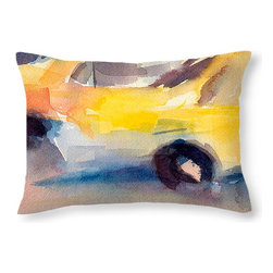 Yellow Taxis New York City Throw Pillows - Decorative Pillows