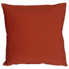 Pillow Decor - Caravan Cotton 20 x 20 Throw Pillows, Rust