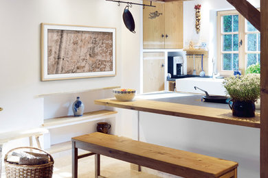 This is an example of a scandinavian kitchen in Sydney.