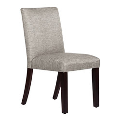 Universal Lighting and Decor - Main Street Groupie Pewter Fabric Dining Chair - Bar Stools And Counter Stools