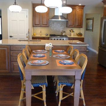 Spacious kitchen with room to entertain.