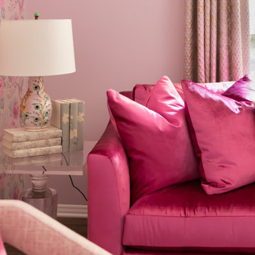 Fuchsia Barbie Living Room