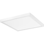 Progress Lighting - Everlume Collection White 14" Edgelit Square - Edgelit technology creates a large glare-free and evenly illuminated surface for a variety of applications for both residential and commercial settings. Offering a low-profile design, LED Flush Mount is available in three sizes: 7", 11", and 14", in a White finish. The integrated driver does not recess into junction box, allowing for easy installation into 4" octagonal, 4" round PVC and 4-1/2" ceiling pan junction boxes. Wet location listed and offers a 50,000-hour LED life.