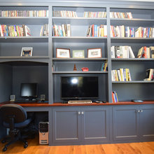 cabinets in living area
