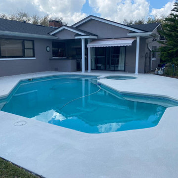 Resurface using our non slip temperature cooling texture finish