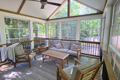 Inspiration for a timeless porch remodel in Raleigh