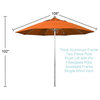 Phat Tommy 9 ft Patio Umbrella, Commercial Grade Outdoor Market Umbrellas, Tuscon