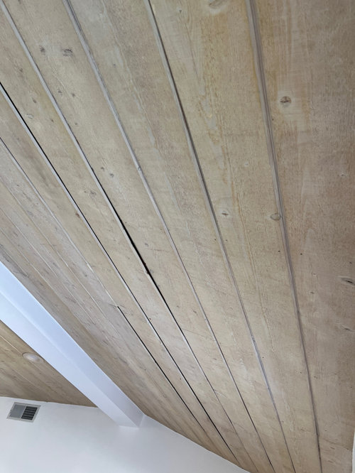 How to Air Seal Existing Shiplap Ceiling? | Houzz Forum