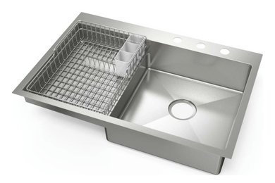 Inspiration for a modern kitchen remodel in Boston
