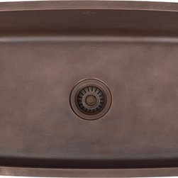 Artisan Fleur-De-Lis Series Undermount 31'' x 18'' Single Bowl FDL-LM3118-D9 - Kitchen Sinks