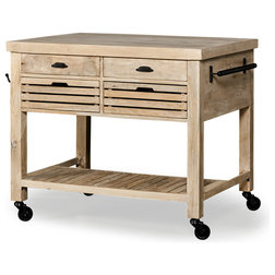 Farmhouse Kitchen Islands And Kitchen Carts by Mercana