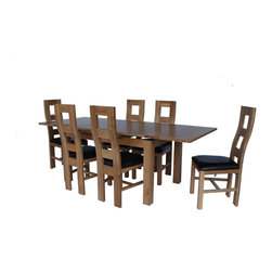 Newman Upholstered Seat Solid Oak Chair - Products