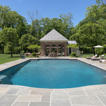 Pool House on a Georgian Estate