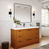 The Sacha Bathroom Vanity, Teak, 48", Single Sink, Freestanding