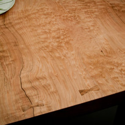 Figured Reclaimed Maple Dining Table - Dining Tables