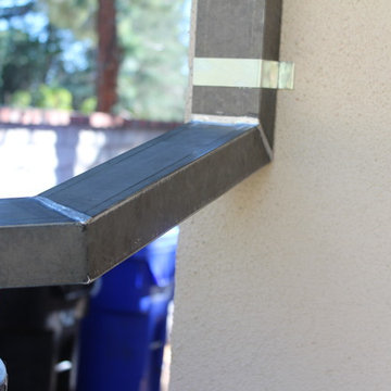 Soldered Steel Downspouts in La Cresenta