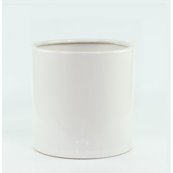 Extra Large Ceramic Pot 13'' White