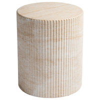 Studio London Maru Modern Travertine Effect Side Table for Stylish Home