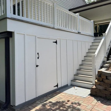 Upper Deck Stairs and Under-Deck Storage, Rockville MD