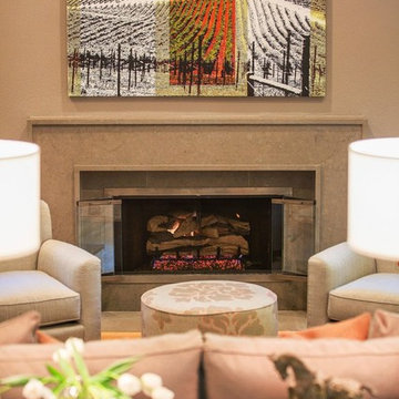 Leuck Remodel. Lafayette, CA. Full Service Design Firm. Living Room.