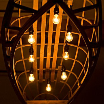 Lighting Design - Kayak chandeliers