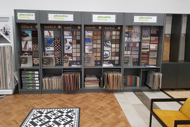 Mazon Flooring Showroom - Alternative Flooring display stand