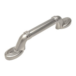 Cosmas - Cosmas 4577SN Satin Nickel Cabinet Pull, 3" Hole Centers, Set of 25 - Cabinet And Drawer Handle Pulls