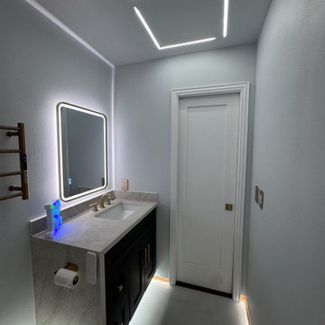 Guest Contemporary Modern Bathroom Remodeling in Cypress