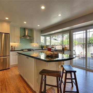 Perfectly Petite Transitional White Kitchen