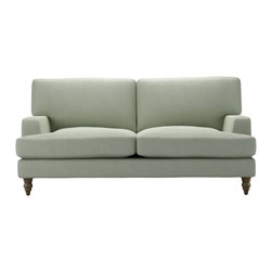 This Isla Three seat in duck egg pure belgian linen - Sofas