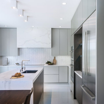 Modern sleek kitchen