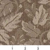 Brown Leaf Floral Heavy Duty Crypton Fabric By The Yard