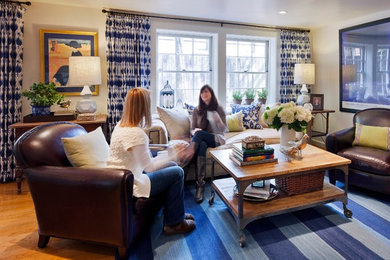 Family room - eclectic family room idea in Sacramento