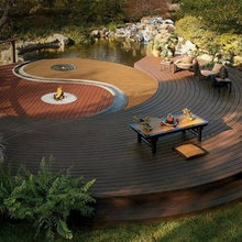 Ying Yang outdoor meditation and yoga area