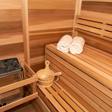 Pure Cube Saunas 550 Interior