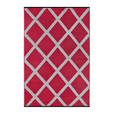 50 Most Por Contemporary Outdoor Rugs For 2018 Houzz Uk Green Decore Diamond Indoor Outdoor Rug Red And Light Grey 90x150 Cm