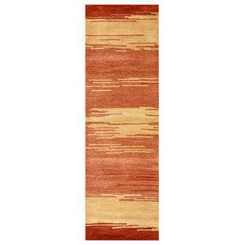 Rizzy Mojave MV-3163 Red Area Rug, 2'x8' Runner