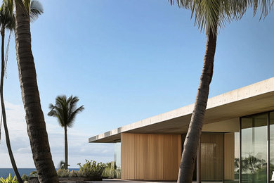 Inspiration for a contemporary exterior home remodel in Hawaii