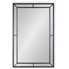 Audubon Framed Wall Mirror, White, 24x36