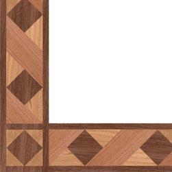 Oshkosh Designs Brenton Cove Inlay Border and Corner - Hardwood Flooring