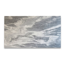 Stone Center Online - Bardiglio Gray Dark Grey Marble 12 x 24 Tile Honed, 100 sq.ft. - Wall And Floor Tile