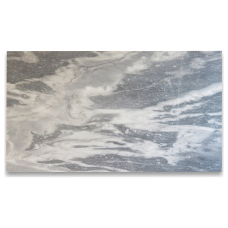 Bardiglio Gray Dark Grey Marble 12 x 24 Tile Honed, 100 sq.ft.