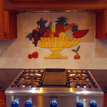 3D Food & Fruit Basket - Mosaic Designs