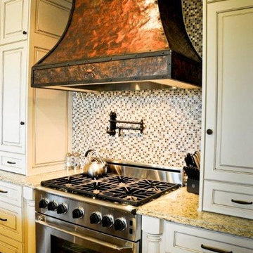 Hammered Copper Vent Hood