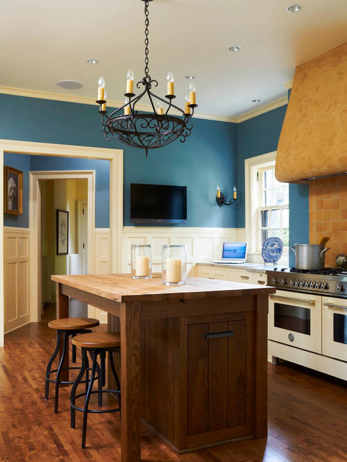 Blue Kitchen Walls Houzz