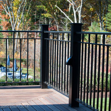 Modern Bronze Balcony Railing