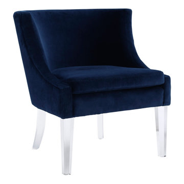 Blue Velvet Chair