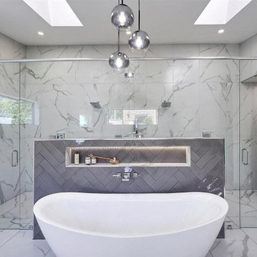 Make Marble Pop With Complementary Style, Bathroom Remodeling in Los Angeles, CA