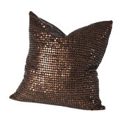 Copper Beaded Pillow